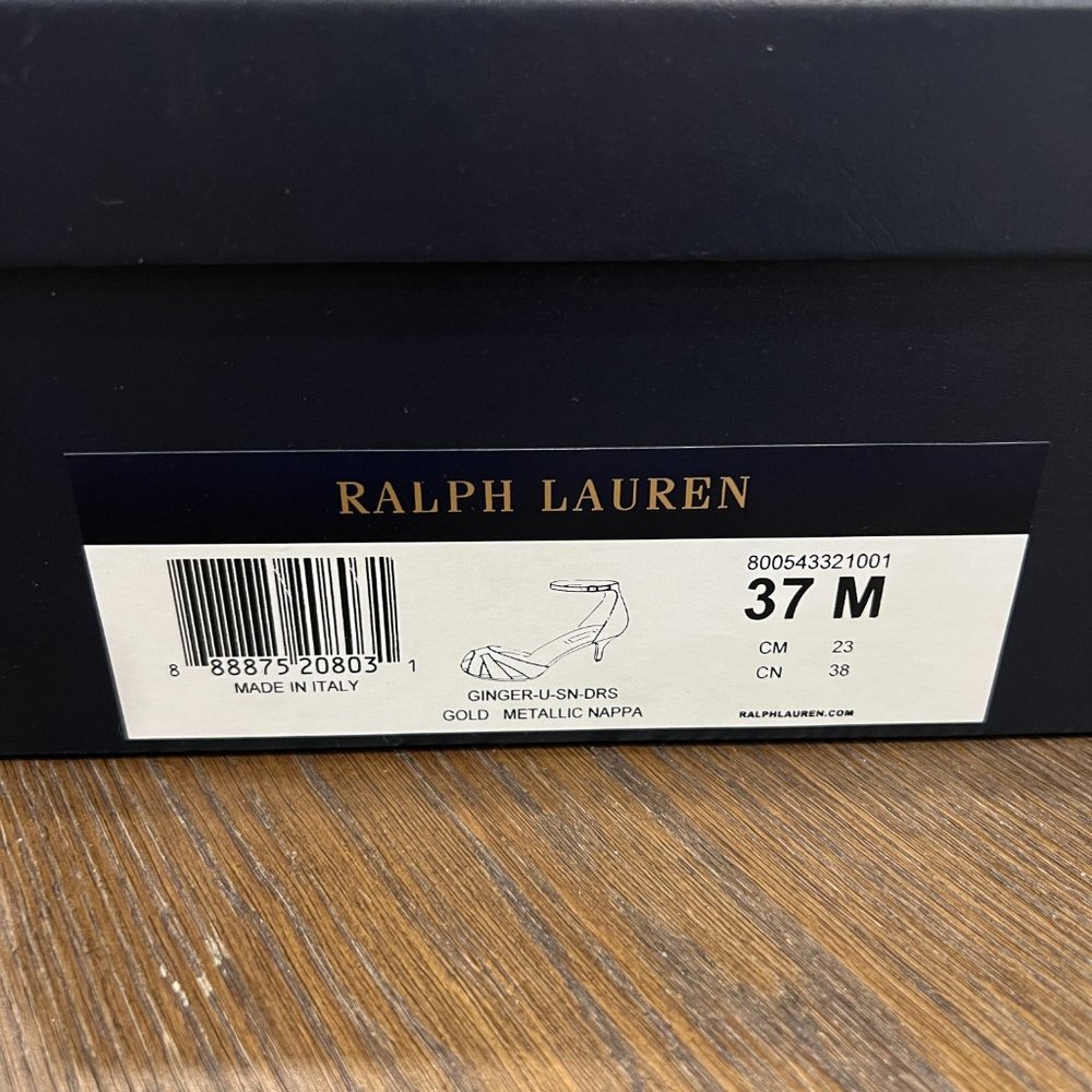 Ralph Lauren Collection Purple Label Nappa Heel 7 - Picture 5 of 9